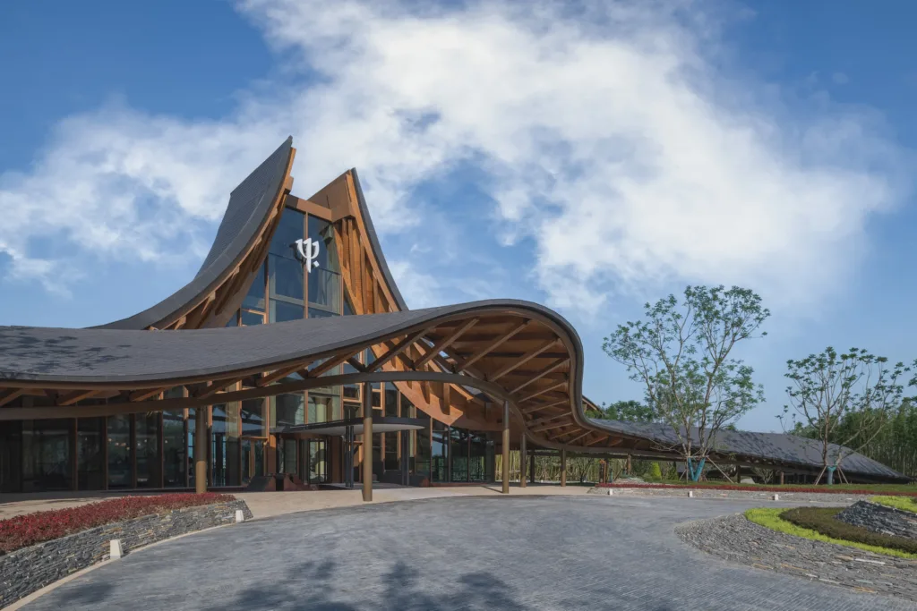 How AIM Architecture Transforms Resort Design with Tentacle-Like Canopies