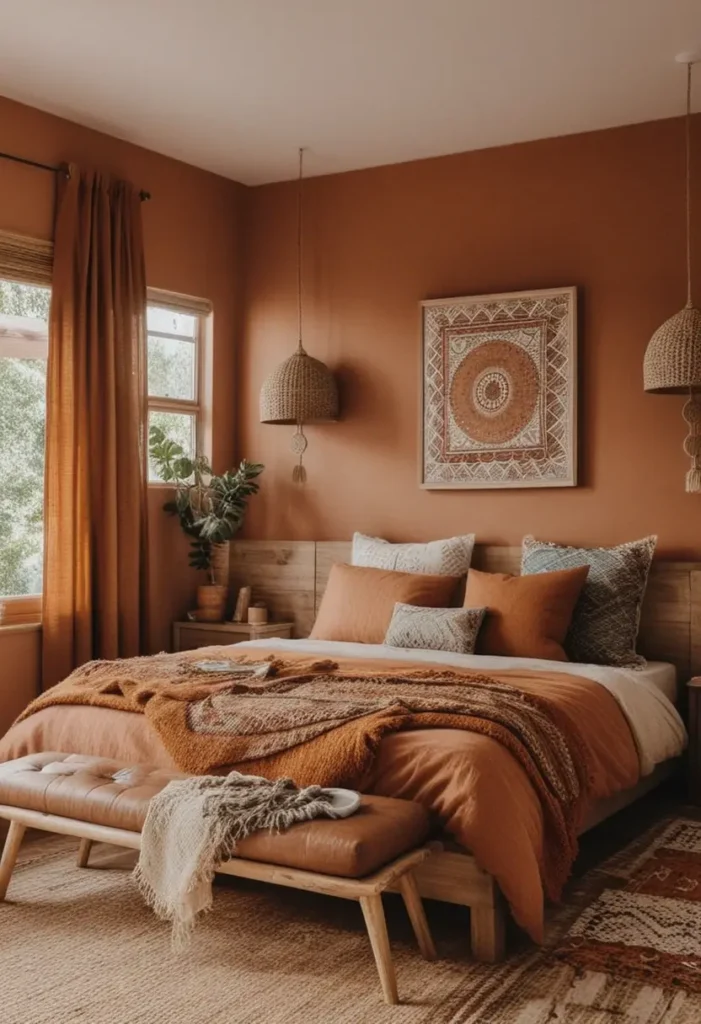 boho style bedroom