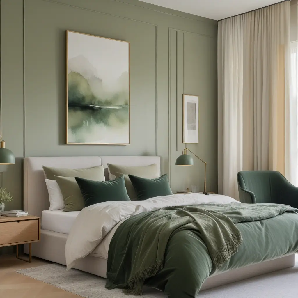 Sage Green Bedroom